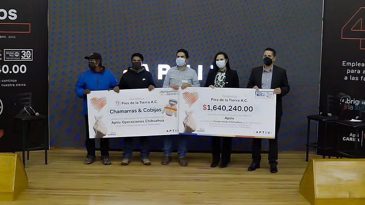 2022-Dona Aptiv 1.6 mdp para reforestar la Sierra Tarahumara