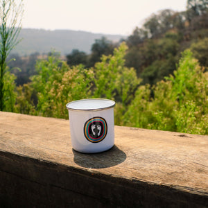 Taza de Peltre | Diseño clásico con sello rarámuri