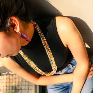 Collar Rarámuri de Chaquira | Artesanía multicolor hecha a mano