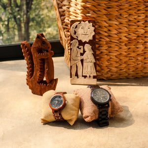 Reloj de Madera Rarámuri Hombre | Hecho en la Sierra Tarahumara