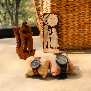 Reloj de Madera Rarámuri | Elegancia hecha en la Sierra
