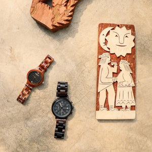 Reloj de Madera Rarámuri | Elegancia hecha en la Sierra