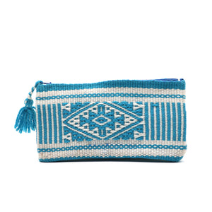 Morral Rarámuri Azul | Tejido artesanal con simbología indígena