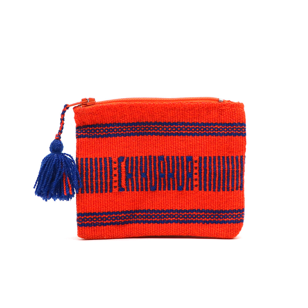 Monedero Rarámuri Rojo | Artesanía con sentido