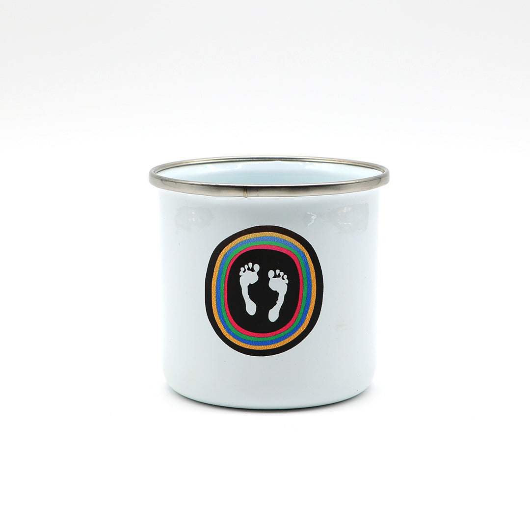 Taza de Peltre | Diseño clásico con sello rarámuri